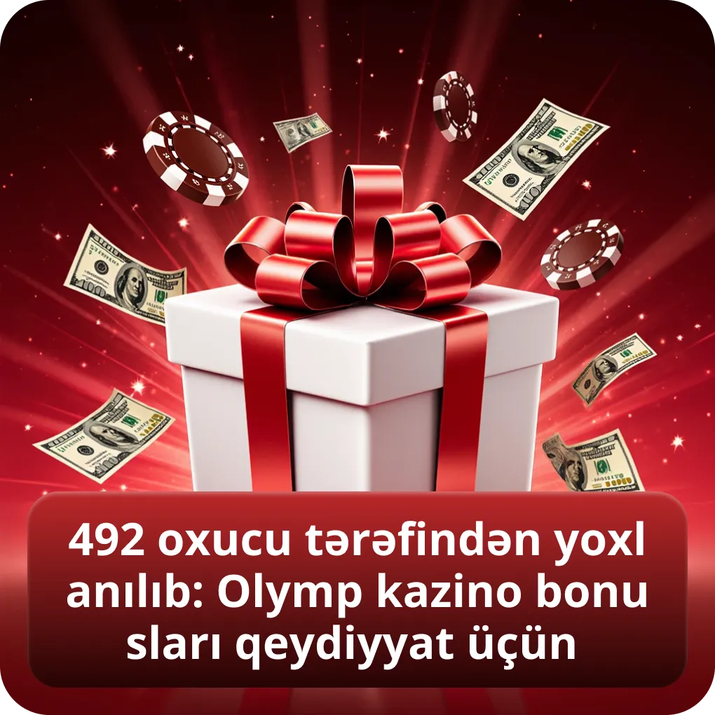 492 oxucu tərəfindən yoxlanılıb: Olymp kazino bonusları qeydiyyat üçün